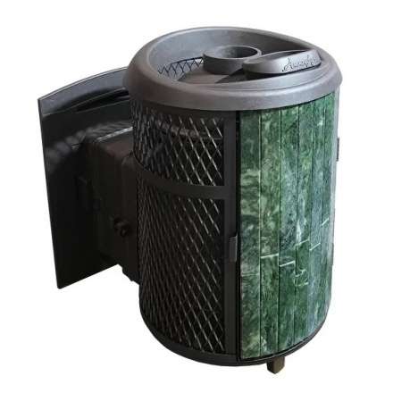 Банная печь ProMetall Атмосфера комбинированная сетка-ламель «Змеевик» Амазонка бай фото в Новополоцке