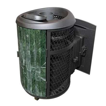 Банная печь ProMetall Атмосфера комбинированная сетка-ламель «Змеевик» в Новополоцке