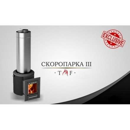 Печь для бани Термофор Скоропарка III INOX Люмина Б чёрная бронза в Новополоцке