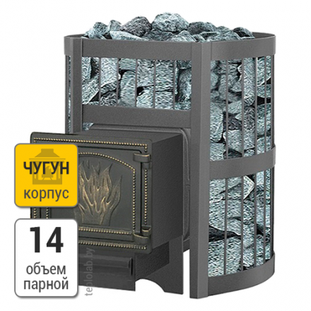 Печь для бани Везувий Легенда Стандарт 12 (ДТ-3) в Новополоцке