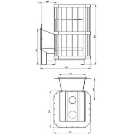 Печь банная Катунь со стеклом в Новополоцке
