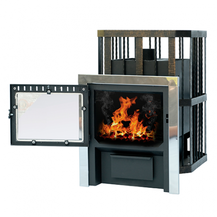 Печь банная Катунь со стеклом в Новополоцке