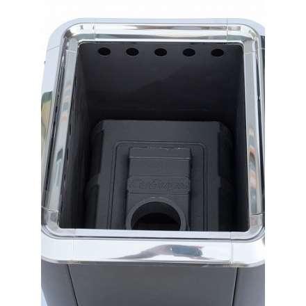 Печь банная Сибирь-18 (панорамное стекло, конвекционная) в Новополоцке