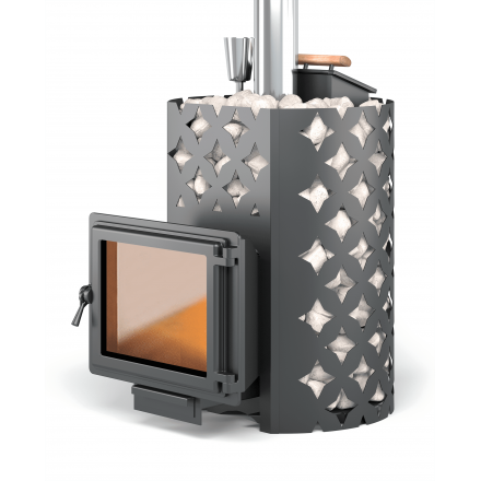 Банная печь ЭТНА 18 (Панорама) ЗК Амазонка бай фото в Новополоцке