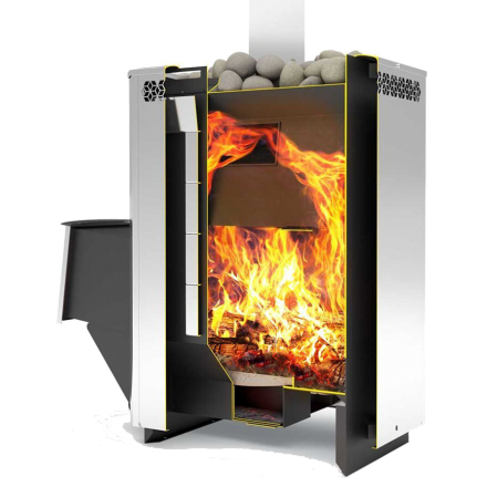 Печь для бани Теплодар Сахара-16 ЛНЗП Профи в Новополоцке