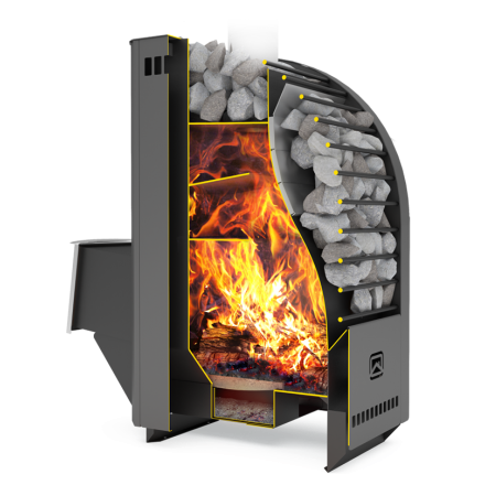 Печь для бани Теплодар Каскад-12Т в Новополоцке