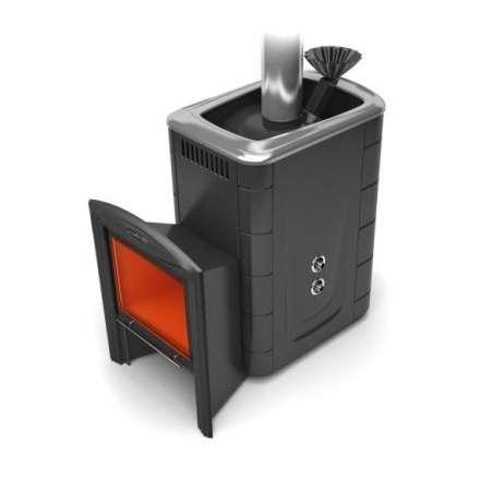 Печь для бани Термофор Гейзер 2014 Inox Витра ЗК ТО антрацит купить в Новополоцке