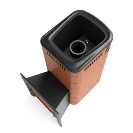 Печь для бани Термофор Каронада XXL Heavy Metal Витра терракота Амазонка бай фото в Новополоцке