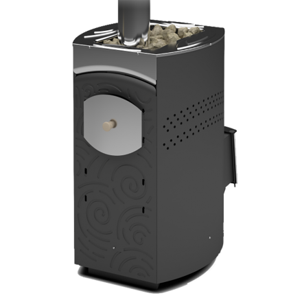 Печь для бани Теплодар Домна-20 ЛК Панорама в Новополоцке