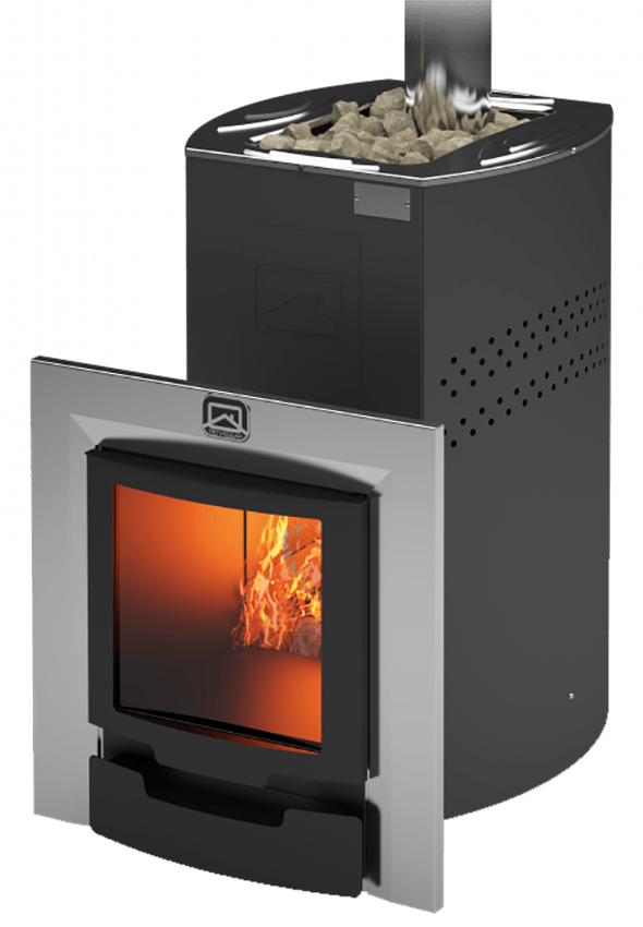 Печь для бани Теплодар Домна-20 ЛК Панорама Амазонка бай фото в Новополоцке