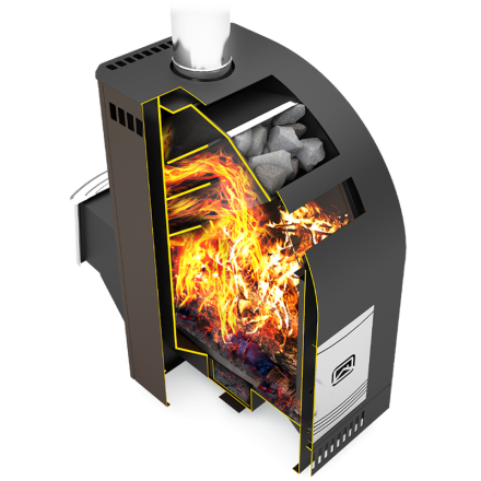 Печь для бани Теплодар Лагуна-12 ТК в Новополоцке