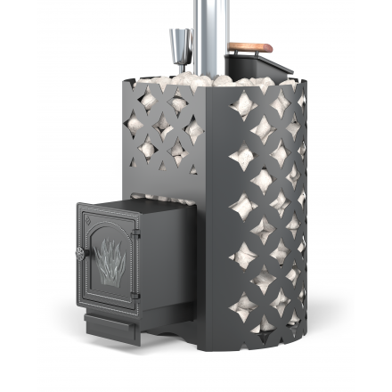 Банная печь ЭТНА 18 (ДТ-4) Закрытая каменка Амазонка бай фото в Новополоцке