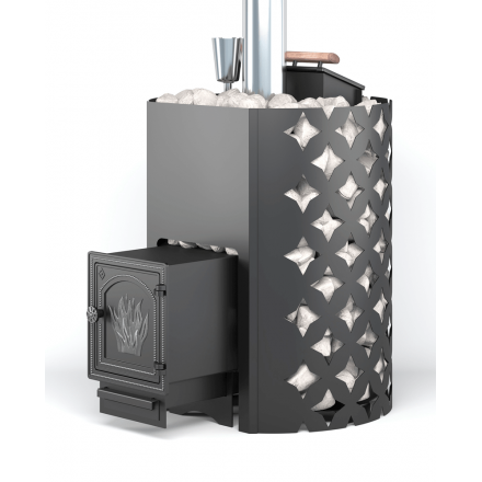 Банная печь ЭТНА 24 (ДТ-4) Закрытая каменка Амазонка бай фото в Новополоцке