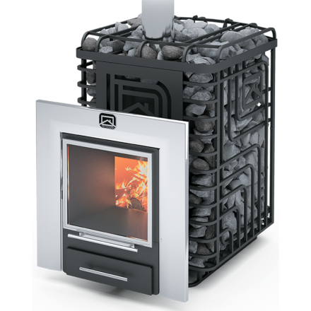 Печь для бани Теплодар Сибирский Утес-20 ЛП Профи Панорама Амазонка бай фото в Новополоцке