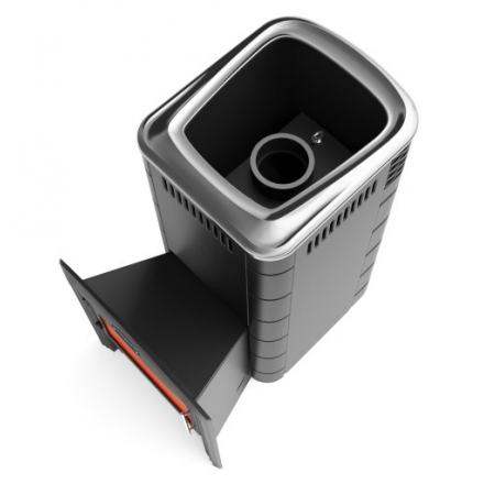 Печь для бани Термофор Каронада XXL Heavy Metal Витра антрацит Амазонка бай фото в Новополоцке