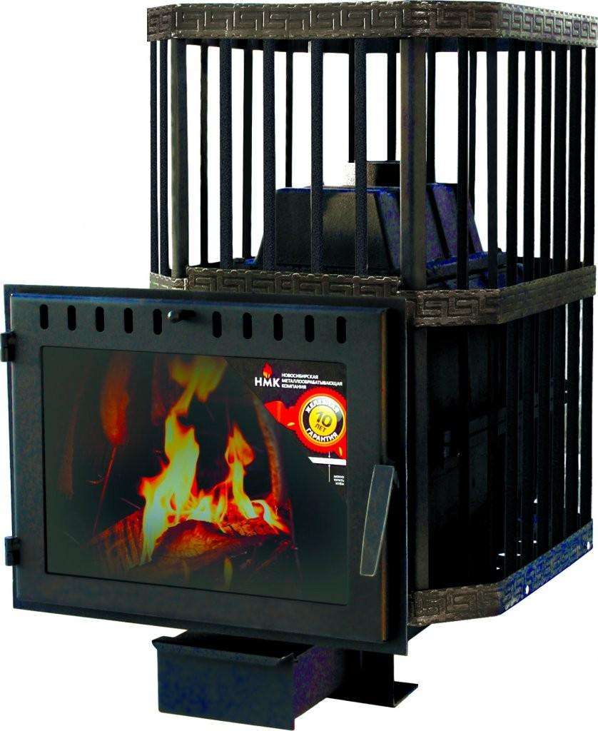 Печь банная Сибирь-24 (панорамное стекло, сетка квадрат) Амазонка бай фото в Новополоцке