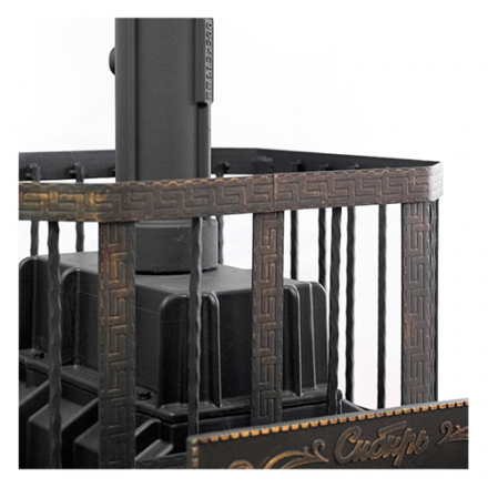 Печь банная Сибирь-32 с каминной дверцей в Новополоцке