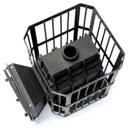 Печь банная Сибирь-32 с каминной дверцей в Новополоцке