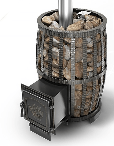 Печь для бани Везувий Легенда Русский Пар Ковка 24 (271) в Новополоцке