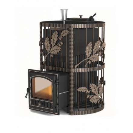 Печь для бани Везувий Эверест Ковка 24 (280) закрытая каменка Амазонка бай фото в Новополоцке