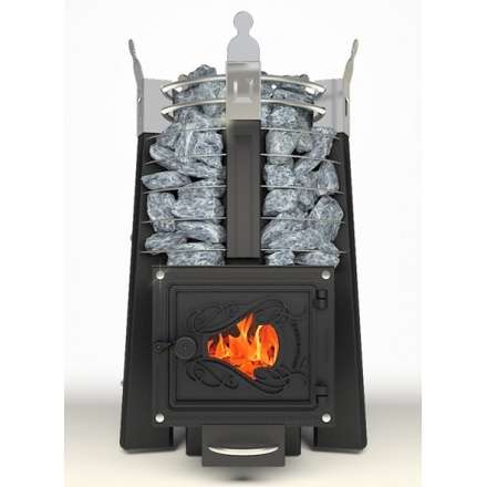 Печь для бани Добросталь Августа стоун стронг со стеклянной дверкой Амазонка бай фото в Новополоцке