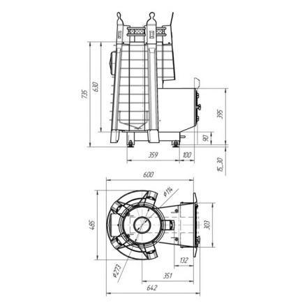 Печь для бани Добросталь Августа профи в Новополоцке