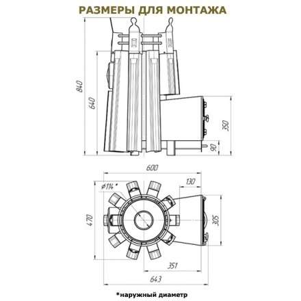 Печь для бани Добросталь Августа в Новополоцке