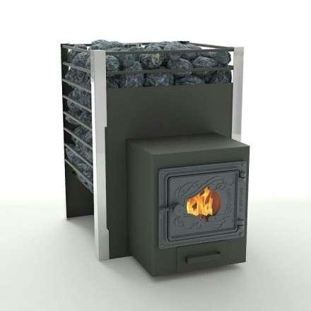 Печь для бани Добросталь Жара-люкс 20 дверка со стеклом Амазонка бай фото в Новополоцке