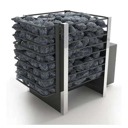 Печь для бани Добросталь Жара-люкс 20 панорамная дверка в Новополоцке