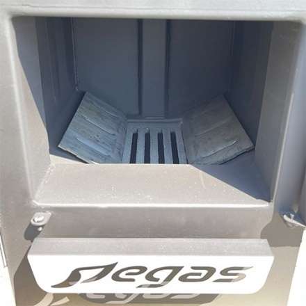 Банная печь Пегас 16 эконом короткая топка со стеклом конвекция в Новополоцке