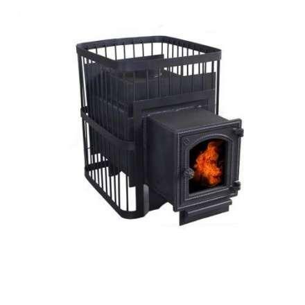 Печь банная ComfortProm РЕТРО  СТАЛЬ 8 мм стекло 26 м3 купить в Новополоцке