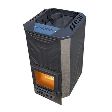 Банная печь Пегас 26 эконом короткая топка со стеклом конвекция амазонка бай фото в Новополоцке