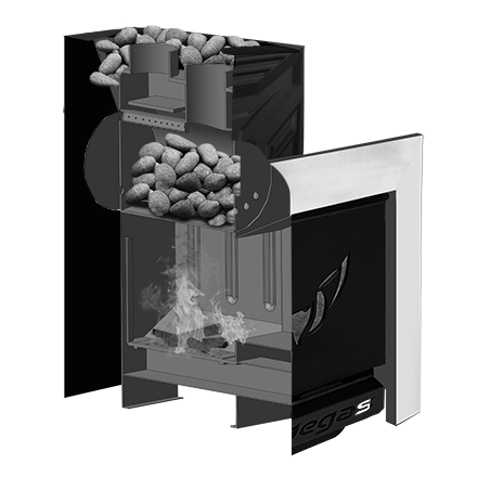 Банная печь Пегас 16 панорама конвекция в Новополоцке