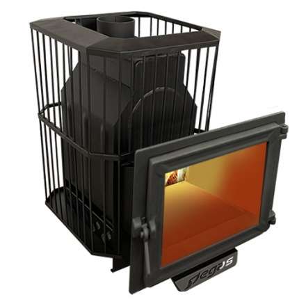 Банная печь Пегас 26 панорама сетка фото в Новополоцке