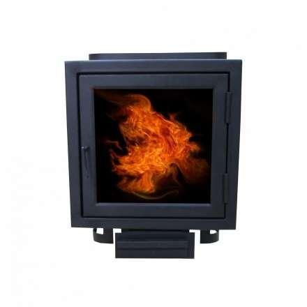 Печь банная ComfortProm "РЕТРО" СТАЛЬ 8 мм панорама 20 м3 Амазонка бай фото в Новополоцке