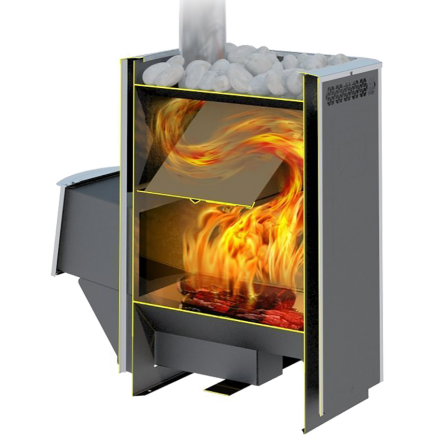 Печь для бани Теплодар Сибирь-20 ЛК в Новополоцке