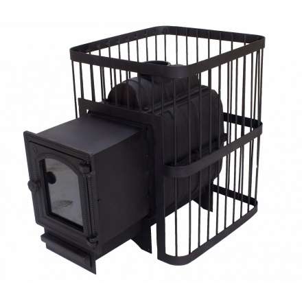 Печь банная ComfortProm Сталь 8мм стекло 16 м3 купить в Новополоцке