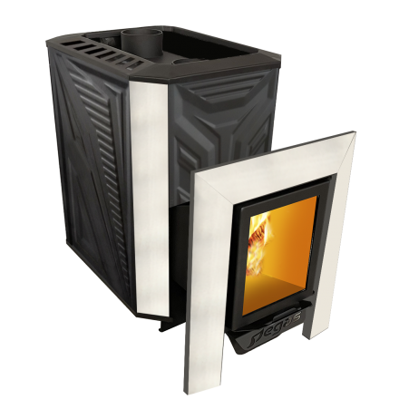 Банная печь Пегас 26 нерж со стеклом конвекция амазонка бай фото в Новополоцке