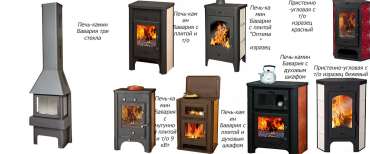 Стальная печь-камин со стеклом Бавария Эко угловая с плитой одна конфорка фото купить в Новополоцке в Новополоцке