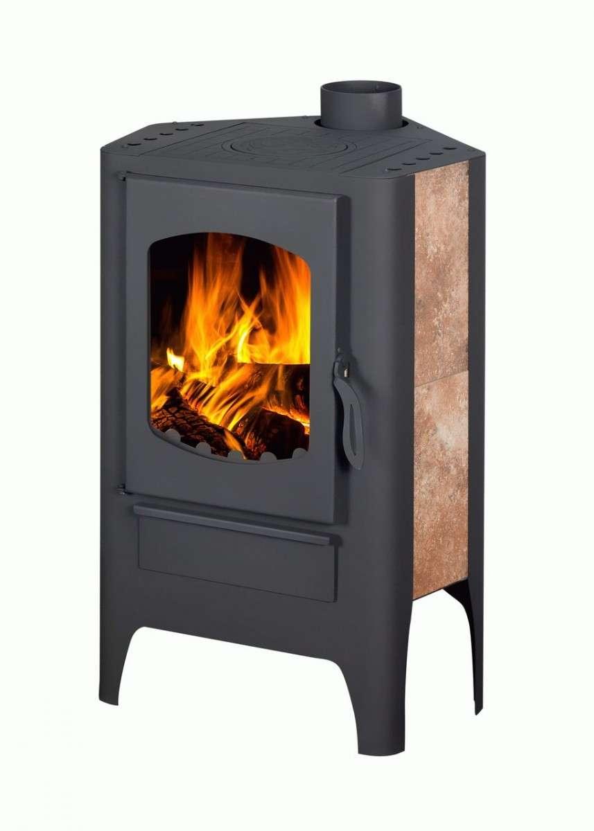 Печь-камин Бавария Эко угловая с плитой 1 конфорка купить в Новополоцке