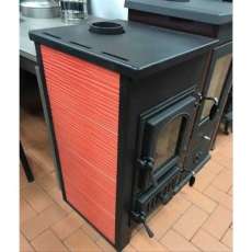 Купить Печь-камин Везувий ПК-01 (270) красная 9 кВт в Новополоцке в Новополоцке