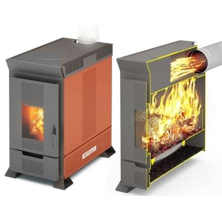 Отопительная печь Теплодар Матрица 200 в Новополоцке