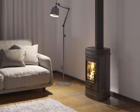 Стальной дедорогой камин EVEREST F7 фото в Новополоцке