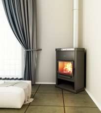 Стальной недорогой камин Теплодар ОВ-120 (угловой) фото в Новополоцке