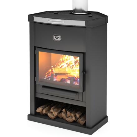 Печь-камин Теплодар ОВ-120 (угловой) Амазонка бай фото в Новополоцке