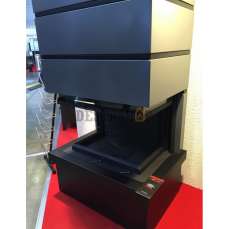 Стальной камин Родос 800 черный фото в Новополоцке