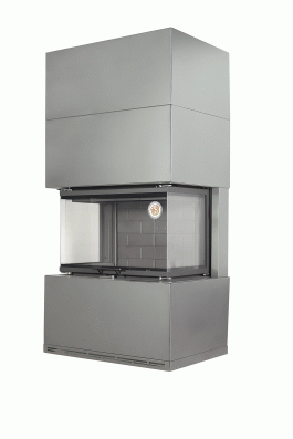 Камин Родос 800 ГРАФИТ шамот черный в Новополоцке