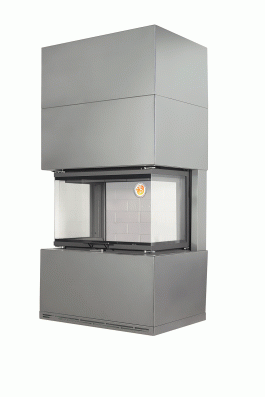 Камин Родос 800 ГРАФИТ шамот белый в Новополоцке