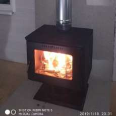 Купить Печь-камин Варвара Гармония 807-Н (черная) в Новополоцке в Новополоцке