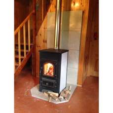 купить Печь-камин Везувий ПК-01 (270) c плитой бежевая 9 кВт в Новополоцке в Новополоцке